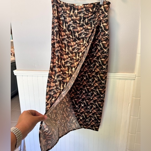 JASON WU Animal Print Midi Length Skirt Size: M - Picture 3 of 14